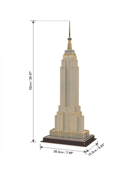 Cubic Fun 54 Parça Puzzle Empire State Binası