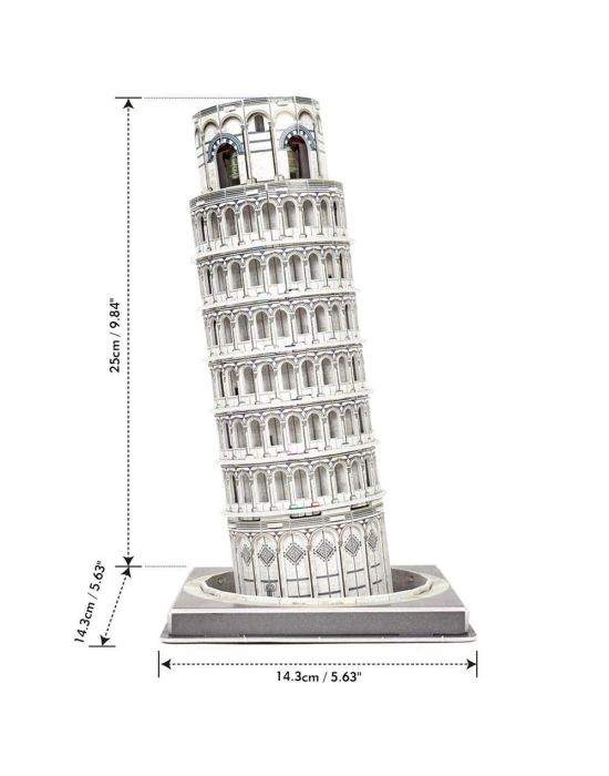 Cubic Fun 27 Parça Puzzle Pisa Kulesi