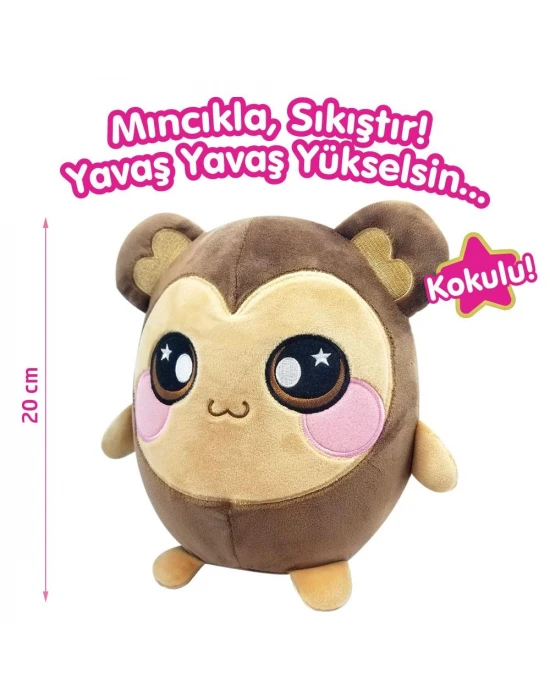 Squeezamals Mıncıkla Sıkıştır Kokulu Peluş Model 3