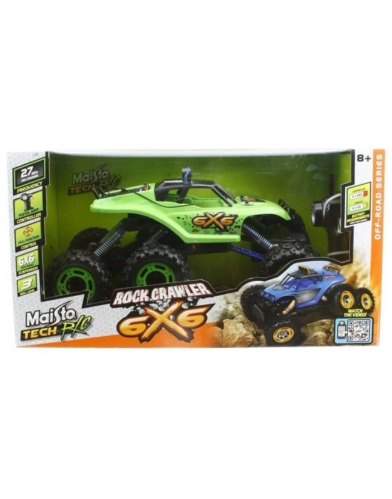 Maisto Rock Crawler 6x6 Uzaktan Kumandalı Yeşil