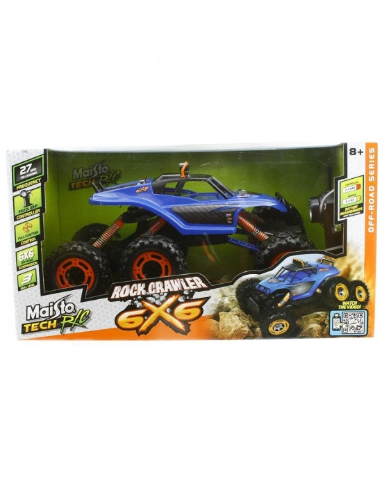 Maisto Rock Crawler 6x6 Uzaktan Kumandalı Mavi