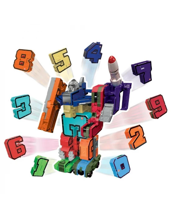 Pocket Morphers Dönüşebilen Numaralar 10lu Set