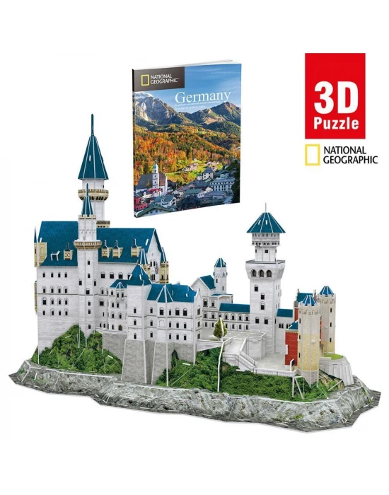 Cubic Fun National Geographic Serisi Neuschwanstein Kalesi 3D Puz