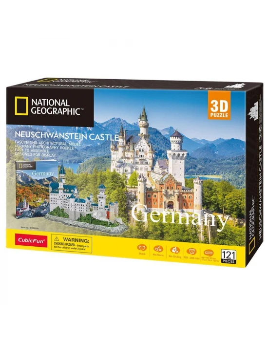 Cubic Fun National Geographic Serisi Neuschwanstein Kalesi 3D Puz