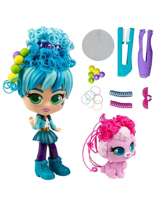 Silverlit Curli Girls Bebek ve Hayvan 2li Set - Adeli ve Fiji