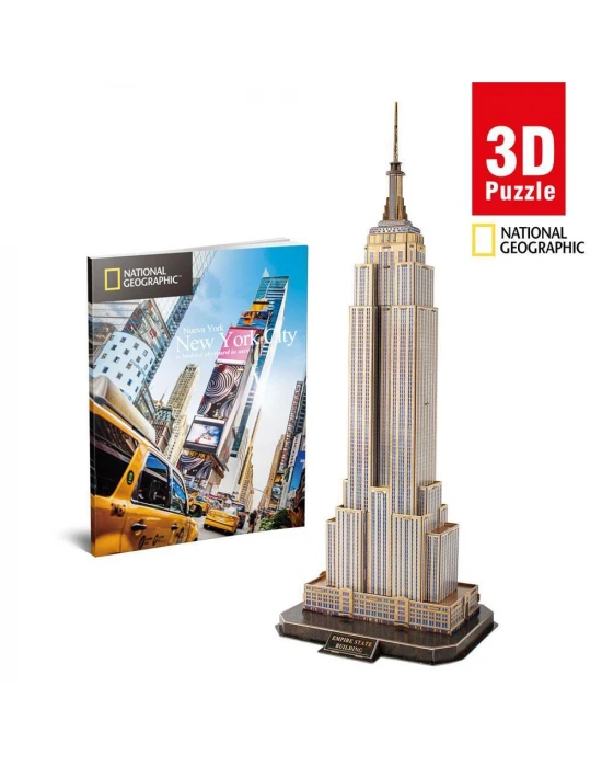 Cubic Fun National Geographic Serisi Empire State Binası 3D Puzzl