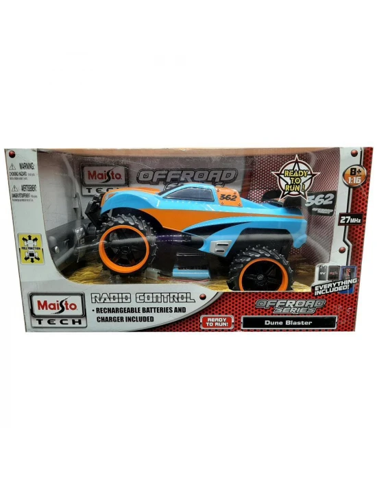 Maisto Tech Dune Blaster 1:16 Uzaktan Kumandalı Araba Mavi