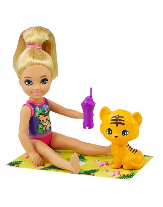 Barbie ve Chelsea Kayıp Doğum Günü Havuz Partisi Oyun Seti