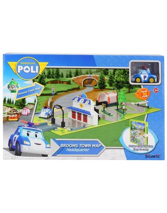 Robocar Poli Kitap Kasaba Robocar Ana Merkez Oyun Seti