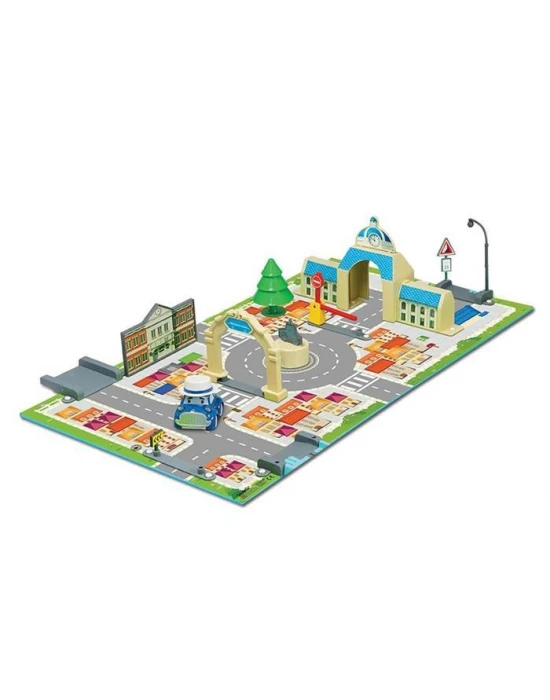 Robocar Poli Kitap Kasaba Belediye Binası Oyun Seti