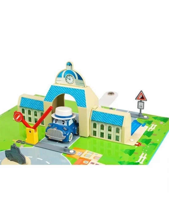 Robocar Poli Kitap Kasaba Belediye Binası Oyun Seti