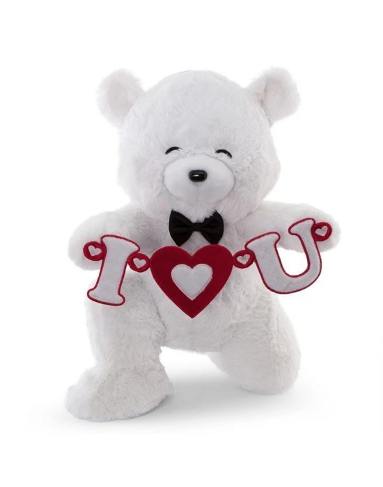 Neco Plush Fluffy I Love You Serenat Ayı 45 Cm