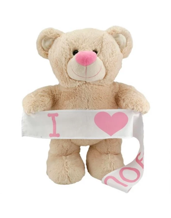 Neco Plush I Love Flamalı Peluş Ayı 70 cm