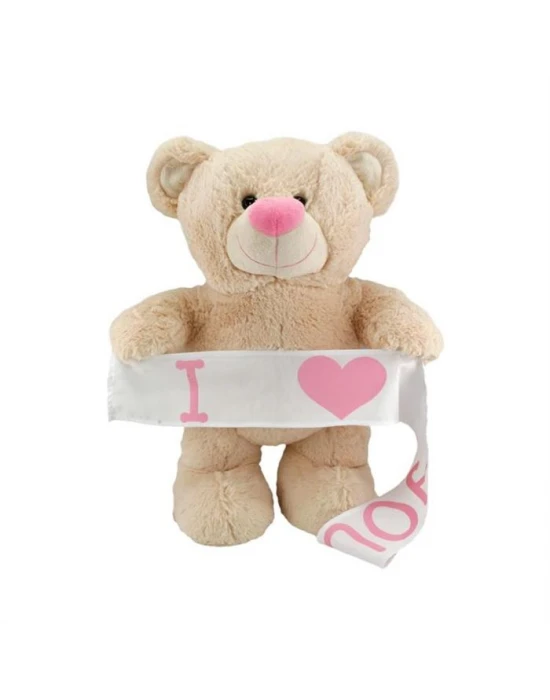 Neco Plush I Love Flamalı Peluş Ayı 55 cm