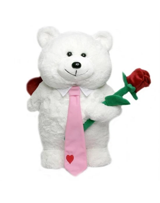 Neco Plush Kravatlı Ayakta Tombul Ayı 50 Cm