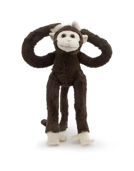 Neco Plush Zıpır Maymun Kahverengi Peluş Oyuncak 40 cm