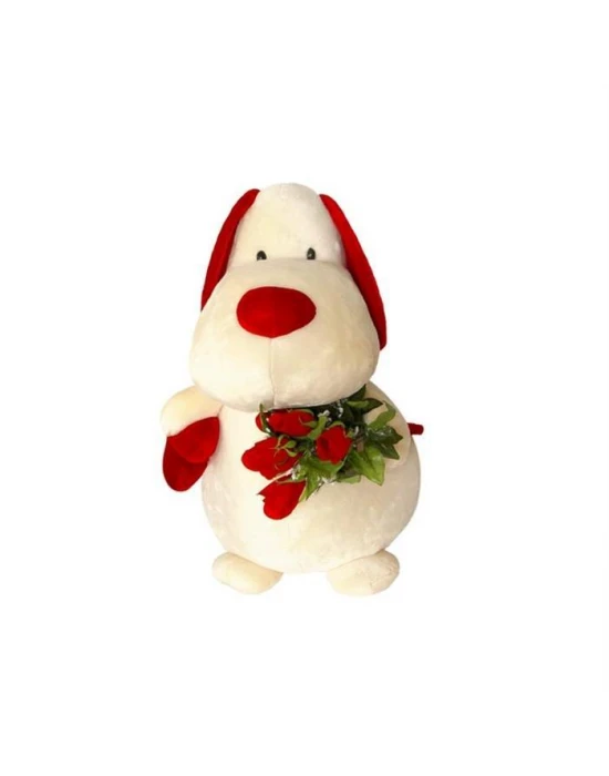Kalpli ve Güllü Bombi 28 cm Peluş Oyuncak