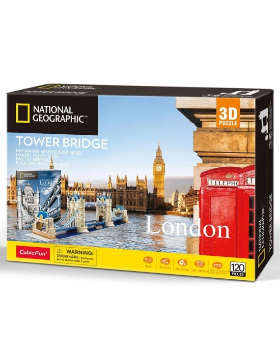 Cubic Fun National Geographic Serisi Tower Bridge 3D Puzzle