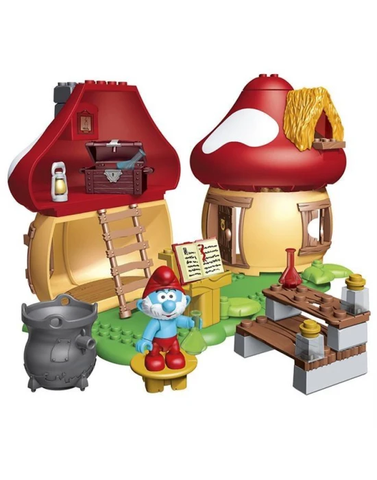 Mega Bloks Şirinler Şirin Baba Mantar Evi Oyun Set