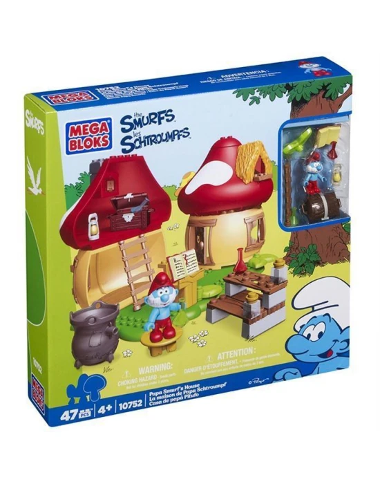 Mega Bloks Şirinler Şirin Baba Mantar Evi Oyun Set