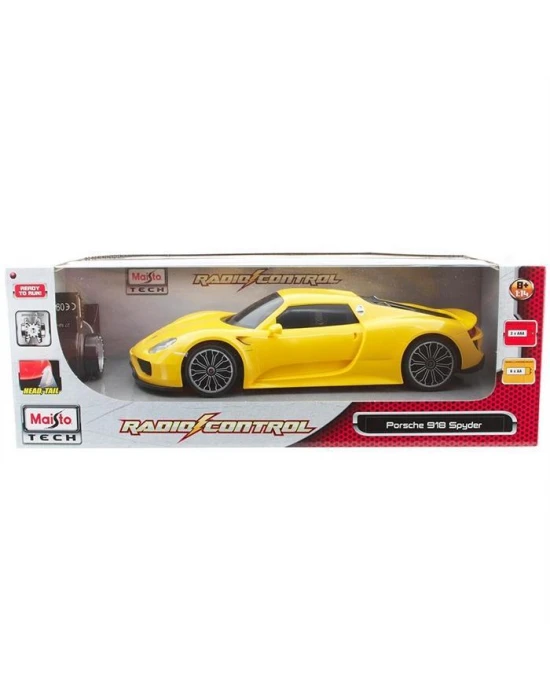 Maisto Tech Porsche 918 Spyder Uzaktan Kumandalı Araba 1:14 Sarı