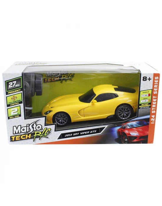 Maisto Tech 1:24 2013 SRT Viper Uzaktan Kumandalı Araba Sarı