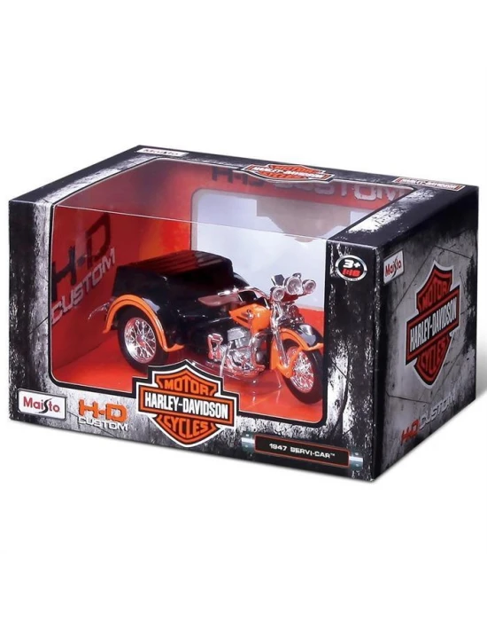 Maisto Harley Davidson 1947 Servi-Car 1:18 Model Motorsiklet