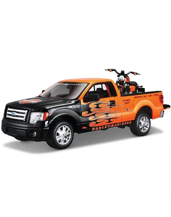 Maisto Ford F-150 STX Harley Davidson 1:27 Model Araba