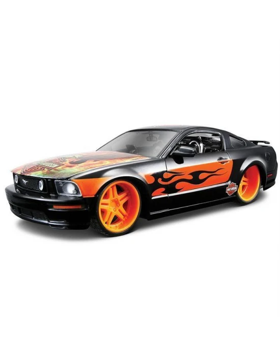 Maisto Ford Mustang GT 2006 1:24 Harley Davidson Siyah
