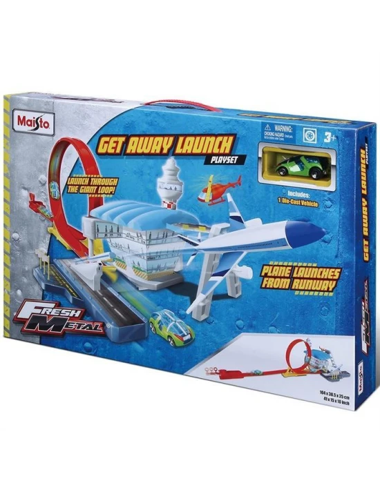 Maisto Fresh Metal Single Loop Away Launch Yarış Oyun Seti