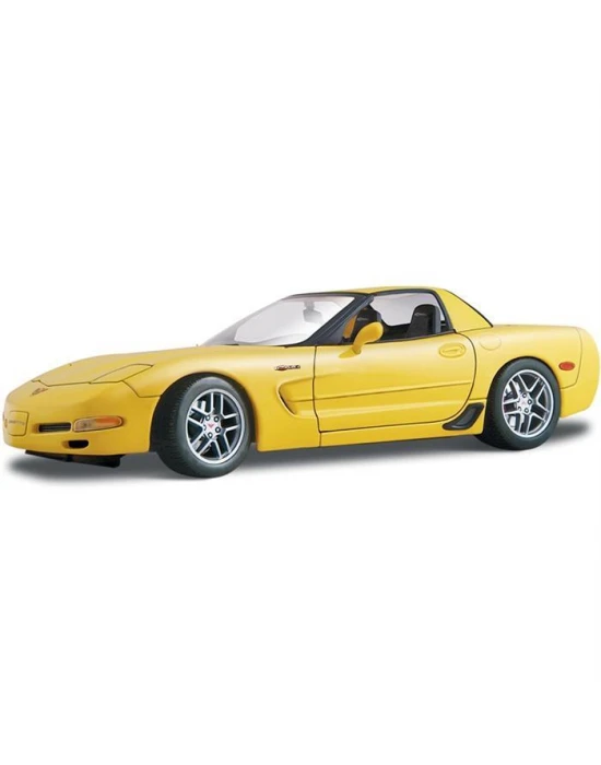 Maisto Chevrolet Corvette Z06 2001 1:18 Model Araba S/E Sarı