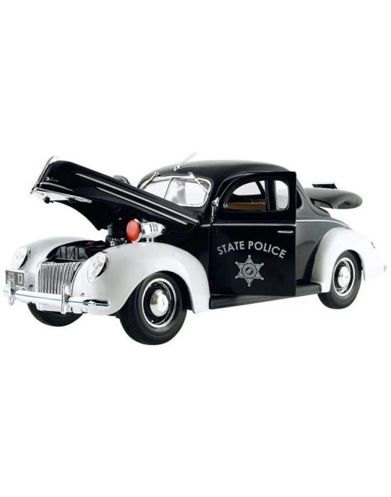 Maisto 1939 Ford Deluxe Police 1:18 Model Araba Special Edition