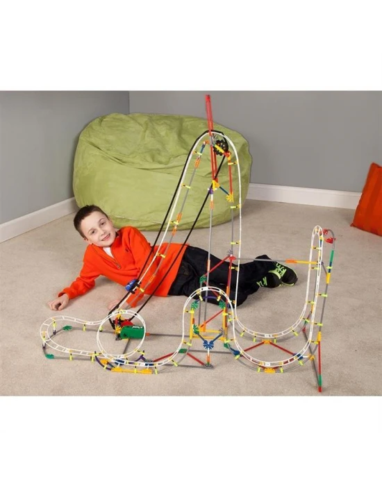 K’Nex Blizzard Blast Roller Coaster Seti (Motorlu) Thrill Rides K