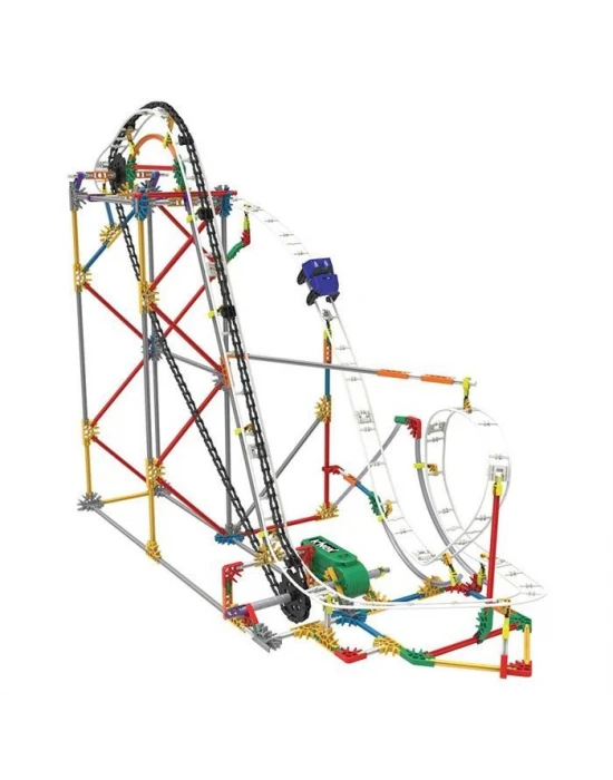 K’Nex Blizzard Blast Roller Coaster Seti (Motorlu) Thrill Rides K