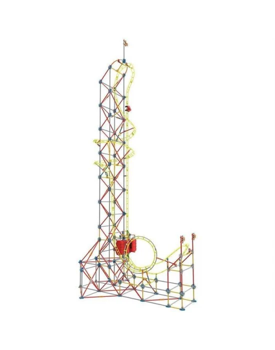 K’Nex Sky Sprinter Roller Coaster Seti (Motorlu) Thrill Rides Kne