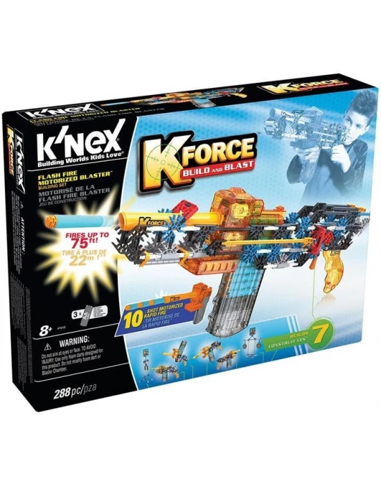 K’Nex K-Force Flash Fire Blaster Yapı Seti  (Motorlu) Knex 47010