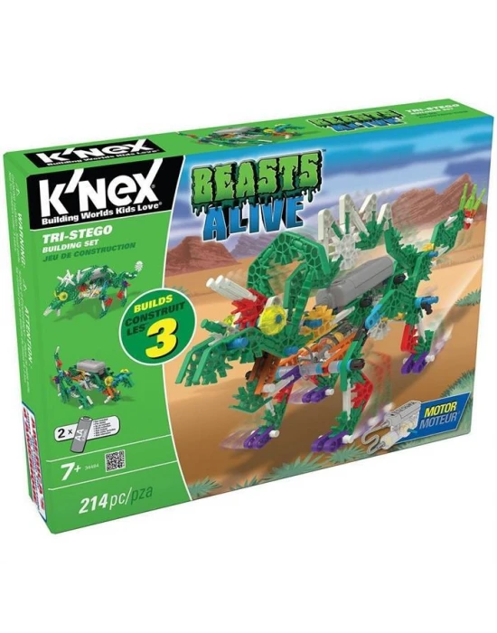 K’Nex Tri-Stego Yapım Seti (Motorlu) Beasts Alive Knex 34484