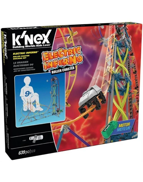 K’Nex Electric Inferno Roller Coaster Seti (Motorlu) Thrill Rides