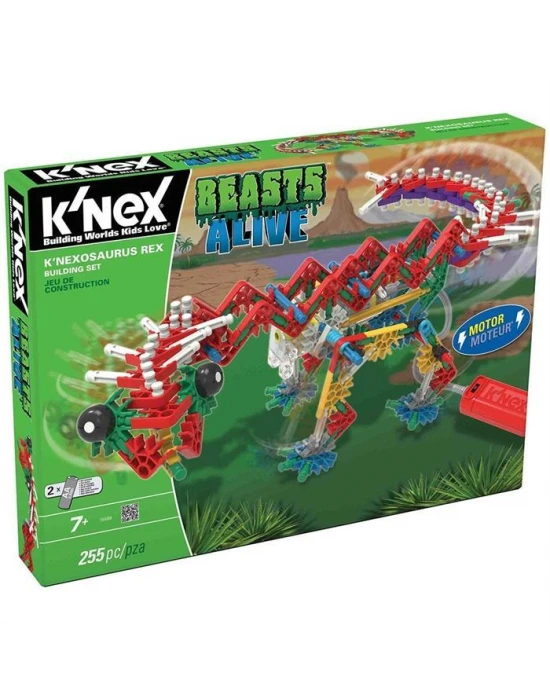 K’Nexosaurus Rex Yapım Seti (Motorlu) Beasts Alive Knex 15588