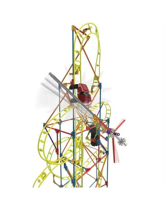 K’Nex Clock Work Roller Coaster Seti (Motorlu) Thrill Rides Knex