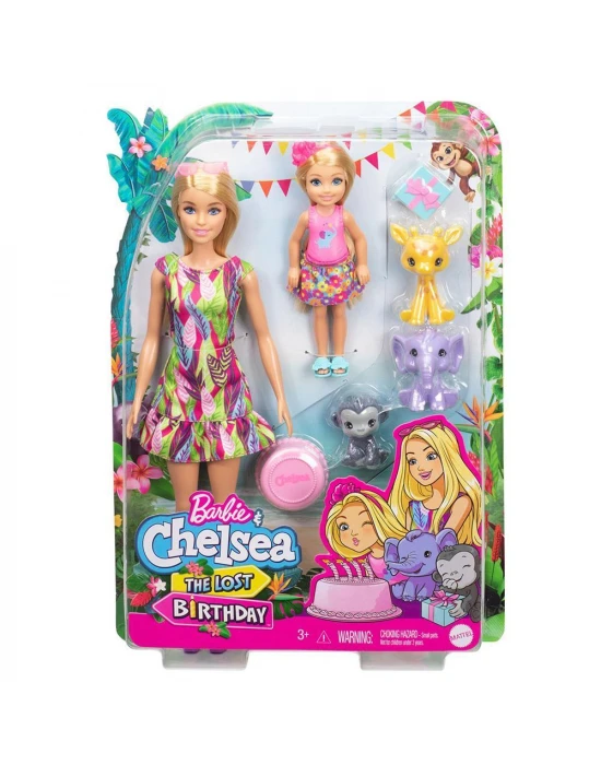 Barbie ve Chelsea Kayıp Doğum Günü Oyun Seti