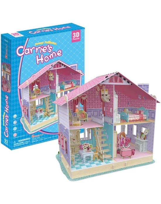 Cubic Fun 3D 93 Parca Puzzle Dream Carrie’nin Rüya Oyuncak Evi