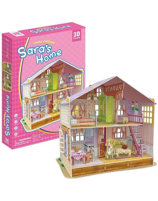 Cubic Fun 3D 96 Parca Puzzle Dream Sara’nın Rüya Oyuncak Evi