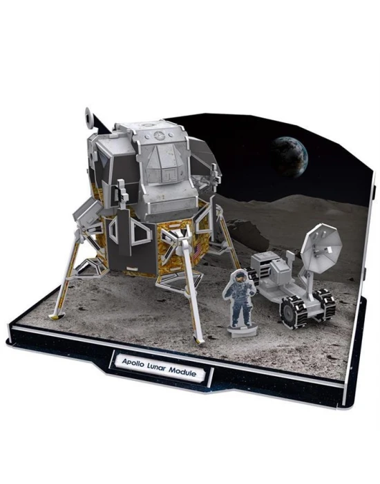 Cubic Fun 3D 104 Parça Puzzle Apollo Lunar Ay Modülü