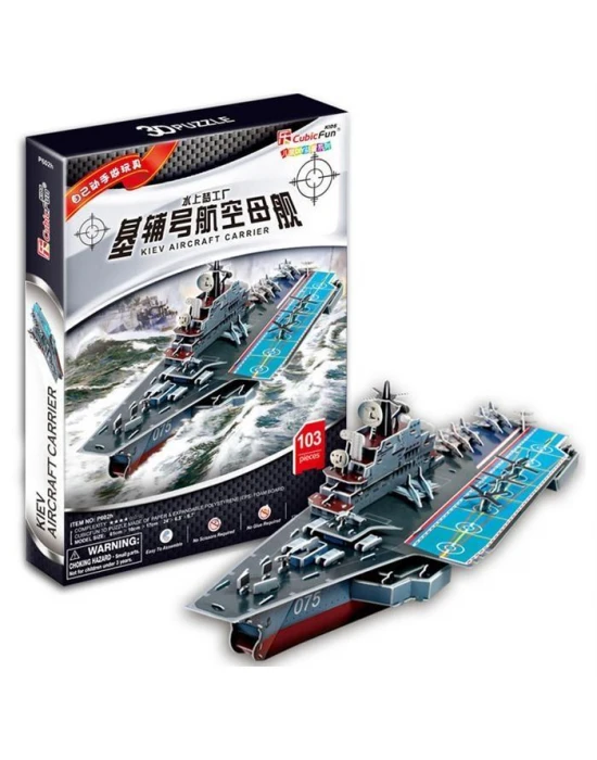 Cubic Fun 3D 103 Parça Kiev Askeri Uçak Gemisi