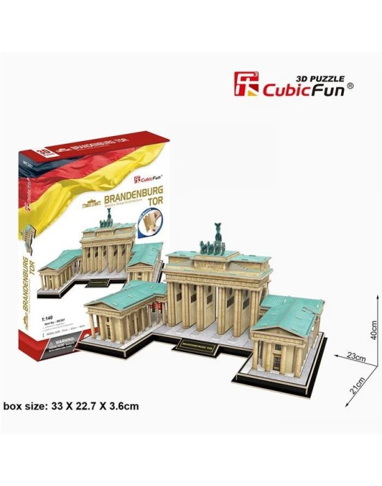 Cubic Fun 3D 150 Parca Puzzle Brandenburg Gate (Almanya)