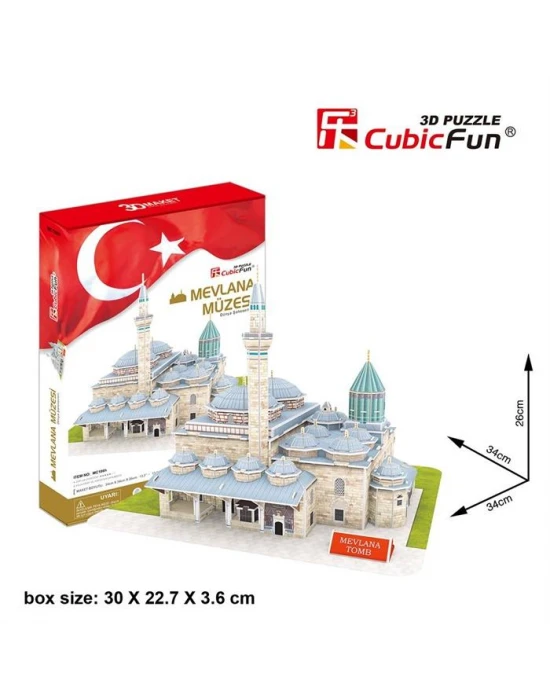 Cubic Fun 3D 116 Parça Puzzle Mevlana Türbesi
