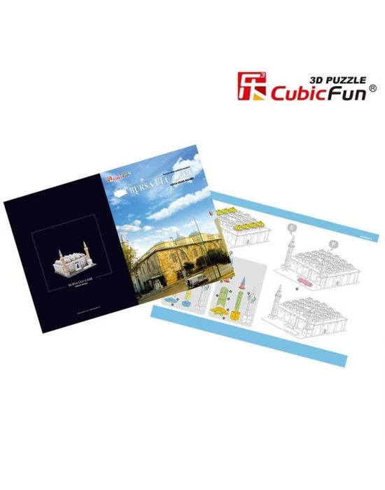 Cubic Fun 3D 131 Parça Puzzle Bursa Ulu Camii