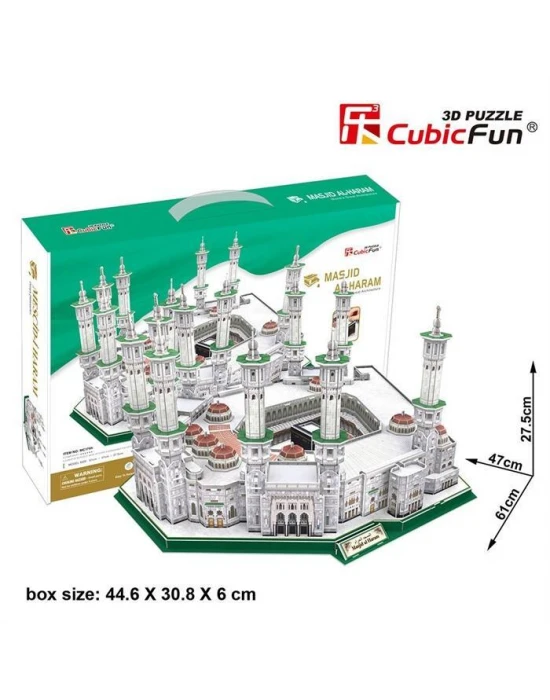 Cubic Fun 3D 249 Parça Puzzle Mescid-i Haram - Suudi Arabistan