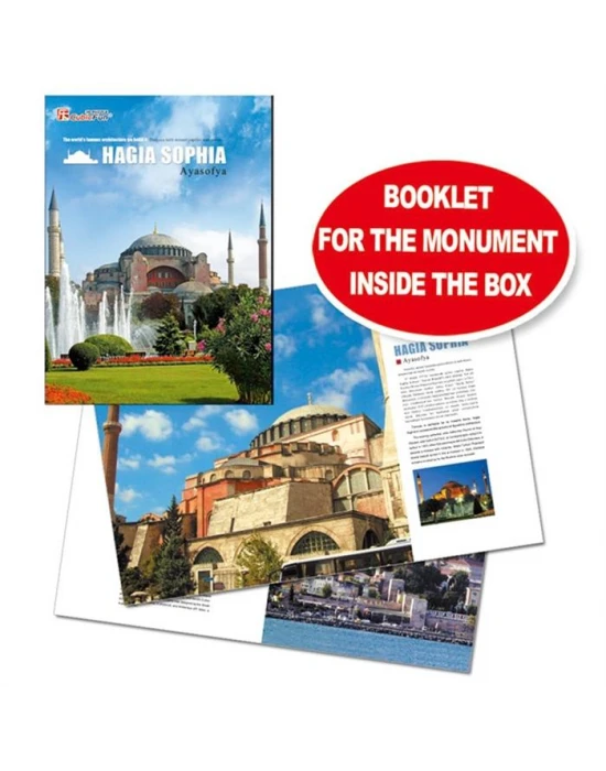 Cubic Fun 3D 225 Parça Puzzle Tarihi Ayasofya Camii